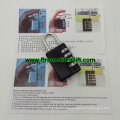 4 Digit Combination Lock with Master Key